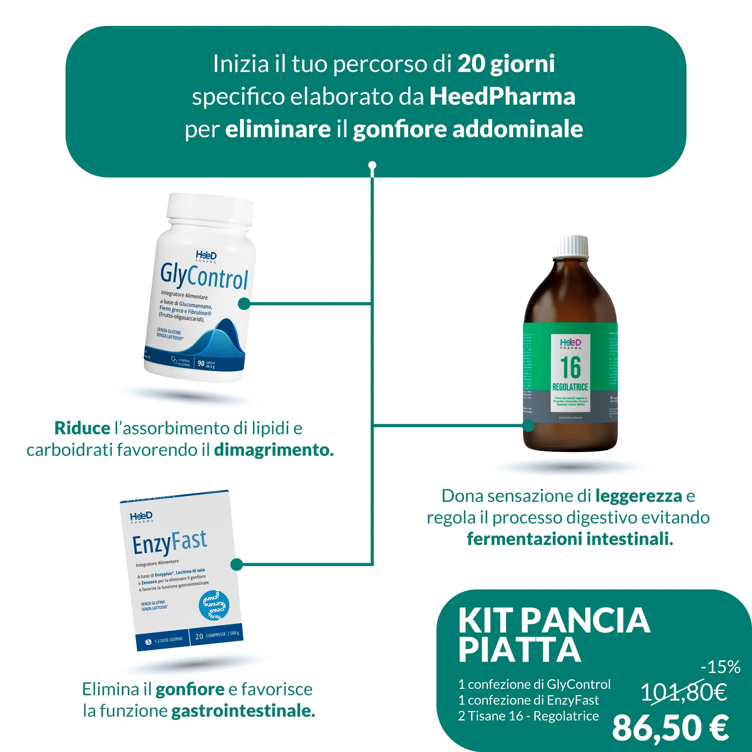 Kit Pancia Piatta - Heed Pharma